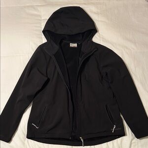 Women's Black Hooded Jacket